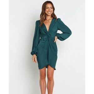 Petal & Pup Teal Mini Dress